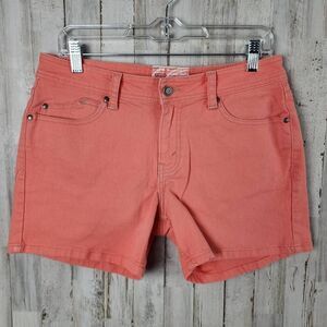 Levi's Strauss Signature Denim Shorts Salmon Pink Size 8